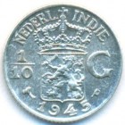 Нидерландская Восточная Индия, 1/10 гульдена 1945 год P (UNC)