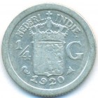 Нидерландская Восточная Индия, 1/4 гульдена 1920 год