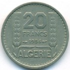 Французский Алжир, 20 франков 1956 год