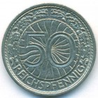 Веймарская республика, 50 рейхспфеннигов 1935 год A