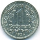 Третий Рейх, 1 рейхсмарка 1934 год D