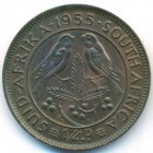 Южная Африка, 1/4 пенни 1955 год (UNC)