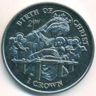 Остров Мэн, 1 крона 1997 год (UNC)