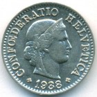 Швейцария, 5 раппенов 1938 год