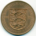 Джерси, 1/12 шиллинга 1966 год (AU)