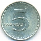Ангола, 5 кванз 1977 год (UNC)