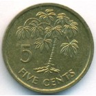 Сейшельские острова, 5 центов 1995 год (AU)