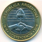 Аргентина, 2 песо 2016 год (UNC)