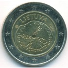 Литва, 2 евро 2016 год (AU)
