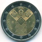 Литва, 2 евро 2018 год (AU)