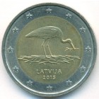 Латвия, 2 евро 2015 год (AU)