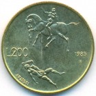 Сан-Марино, 200 лир 1983 год (UNC)