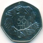 Великобритания, 50 пенсов 1973 год (PROOF)