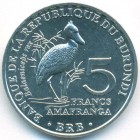Бурунди, 5 франков 2014 год (UNC)