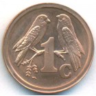 ЮАР, 1 цент 1990 год (UNC)