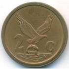 ЮАР, 2 цента 1990 год (UNC)