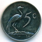 ЮАР, 5 центов 1984 год (UNC)