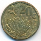 ЮАР, 20 центов 1990 год (UNC)