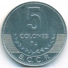 Коста-Рика, 5 колонов 2005 год (UNC)