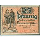 Германия, 25 пфеннигов 1921 год НОТГЕЛЬД