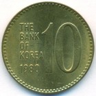 Южная Корея, 10 вон 1980 год (AU)