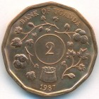 Уганда, 2 шиллинга 1987 год (UNC)