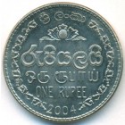 Шри-Ланка, 1 рупия 2004 год (UNC)