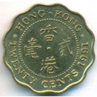 Гонконг, 20 центов 1991 год (UNC)