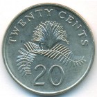 Сингапур, 20 центов 1997 год (UNC)