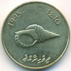 Мальдивы, 2 руфии 1995 год (AU)