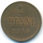 Княжество Финляндия, 1 пенни 1915 год