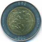 Сан-Марино, 500 лир 1982 год (UNC)