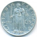 Ватикан, 5 лир 1951 год