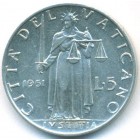 Ватикан, 5 лир 1951 год (AU)