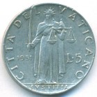 Ватикан, 5 лир 1951 год