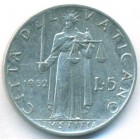 Ватикан, 5 лир 1952 год