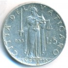 Ватикан, 5 лир 1953 год