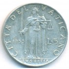 Ватикан, 5 лир 1953 год