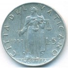 Ватикан, 5 лир 1953 год