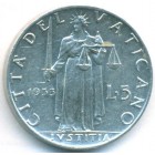 Ватикан, 5 лир 1953 год