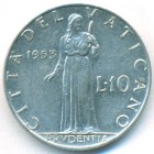 Ватикан, 10 лир 1953 год