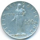 Ватикан, 10 лир 1952 год