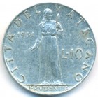 Ватикан, 10 лир 1951 год