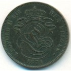 Бельгия, 2 сантима 1874 год