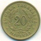 Финляндия, 20 марок 1938 год