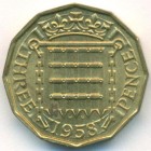 Великобритания, 3 пенса 1958 год (AU)
