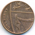 Великобритания, 1 пенни 2009 год (AU)