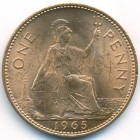 Великобритания, 1 пенни 1965 год (UNC)