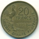 Франция, 20 франков 1952 год