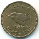 Великобритания, 1 фартинг 1948 год (UNC)
